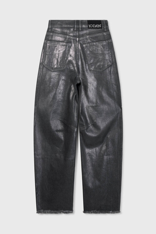 10Days metallic western denim Hose