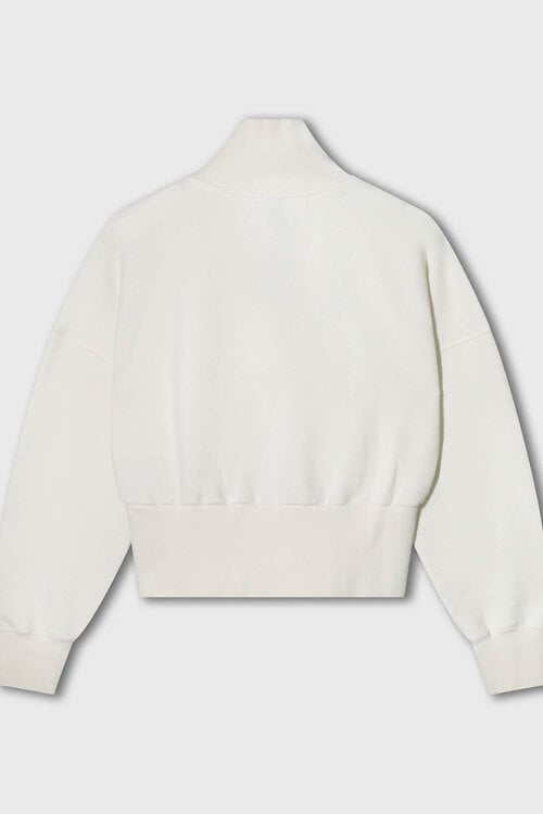 10Days Zip-Sweater Perlmuttweiß