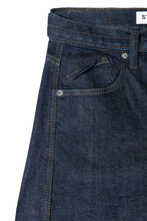 Cambio Baggy Twist Wide Leg Jeans