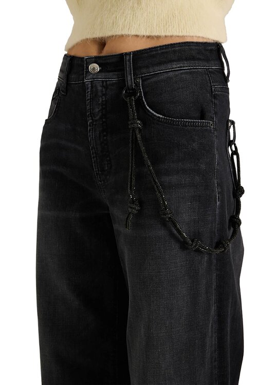 Cambio Baggy Wide Leg Jeans