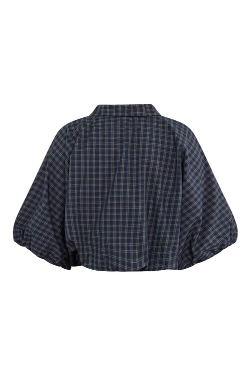 Sister Point Nelly Jacke navy kariert