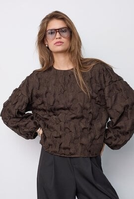 Co'couture Faren Bluse braun