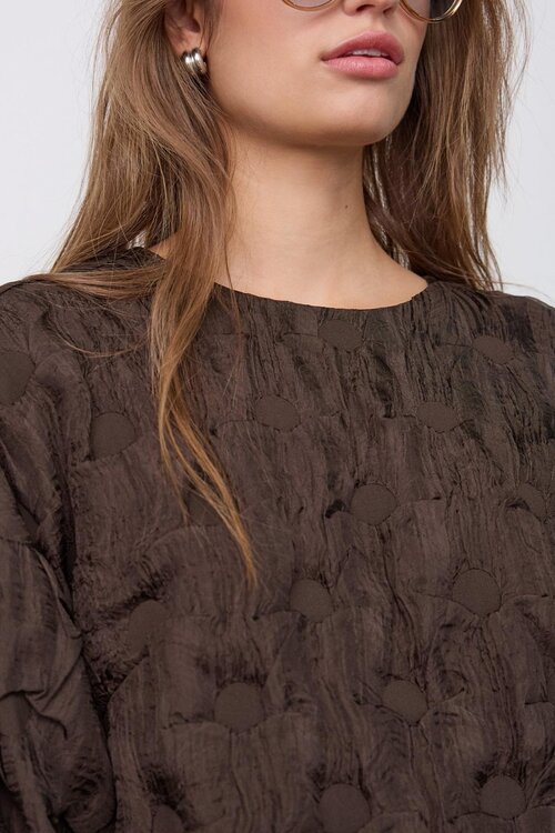 Co'couture Faren Bluse braun