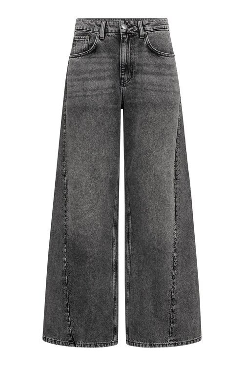 Co'couture Vicky Wide-Leg-Jeans schwarz