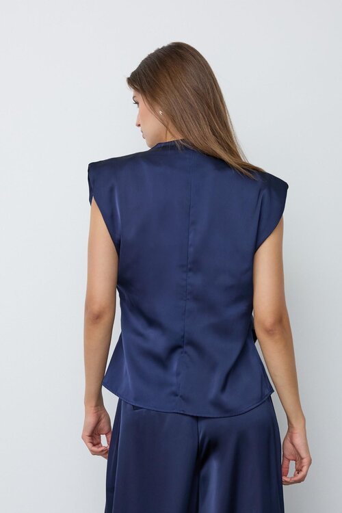 Co'couture Safira Top blau