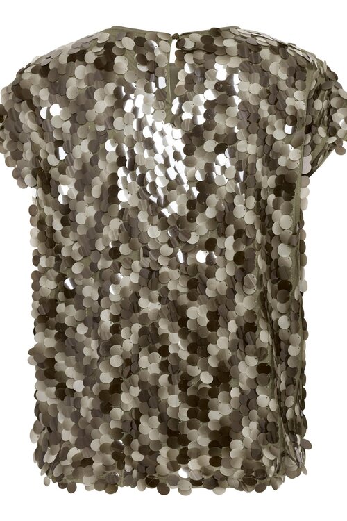 Co'couture Rhea Glitzer-Top army