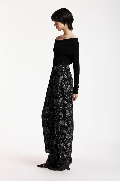 Essentiel Antwerp Pullover off shoulder Black