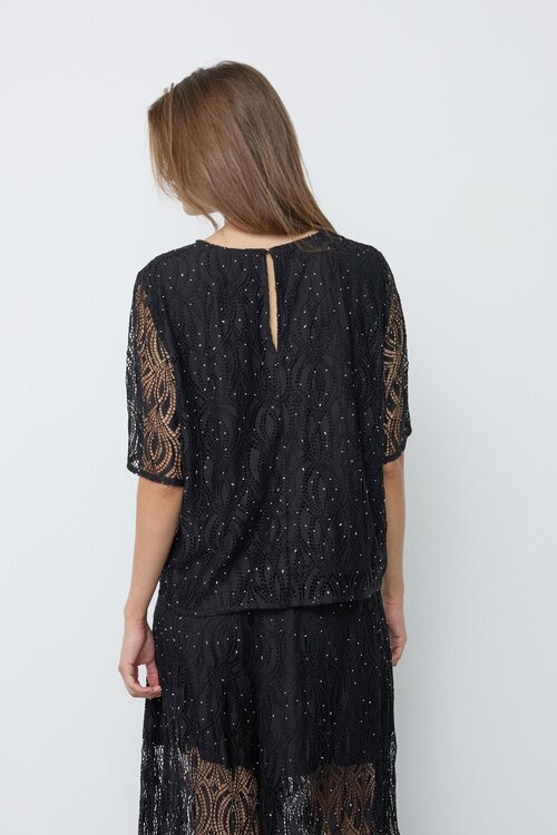 Co'couture Erica Hemd schwarz