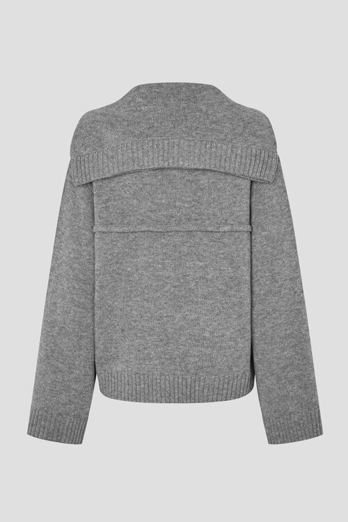 Second Female Alpha Knit Weste grau