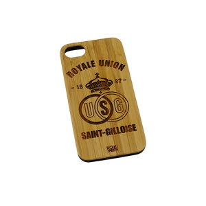 Houten telefoonhoesje licht