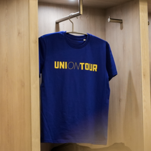 Blue T-shirt UniONtour casual
