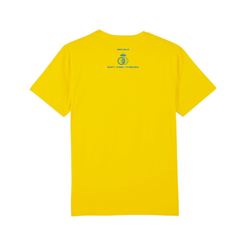 Topfanz Gelbes T-Shirt UniONtour lässig