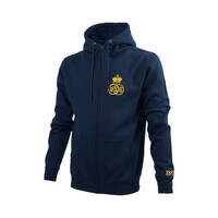 Topfanz Sweat à capuche zippé Logo jaune