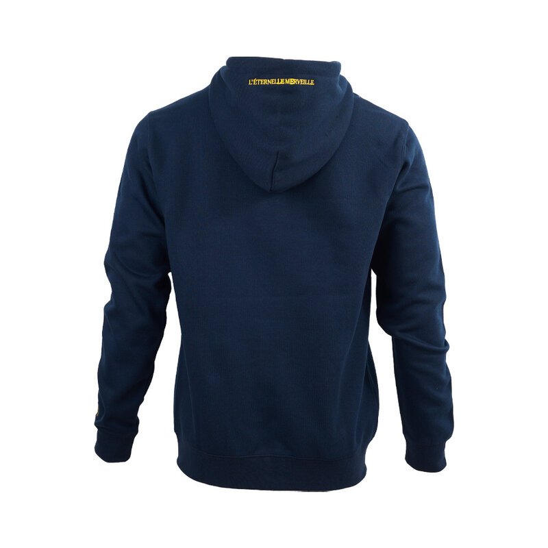 Topfanz Sweat à capuche zippé Logo jaune