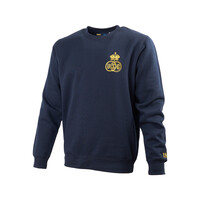 Topfanz Pullover french navy mit gesticktem Logo