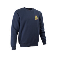 Topfanz Sweater french Navy met geborduurd logo Kids