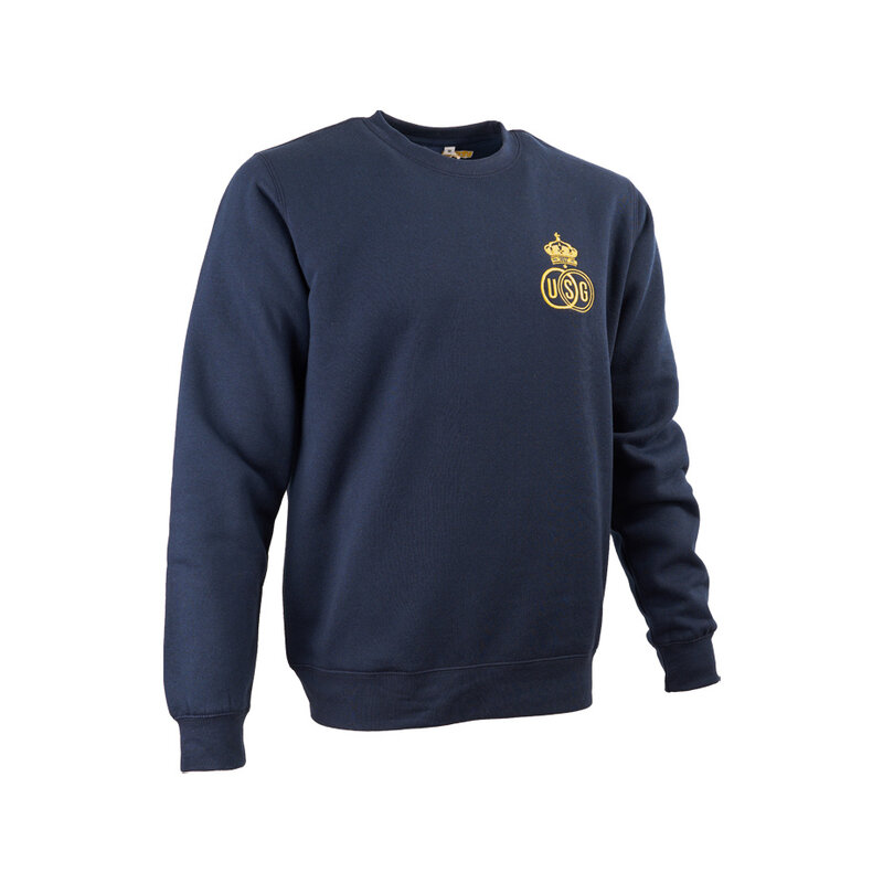 Topfanz Sweater french Navy met geborduurd logo Kids