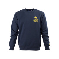 Topfanz Sweater french Navy met geborduurd logo Kids