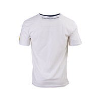 Topfanz T-shirt wit "Saint Gilles" blauw