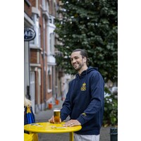 Topfanz Zipped hoodie Geel logo