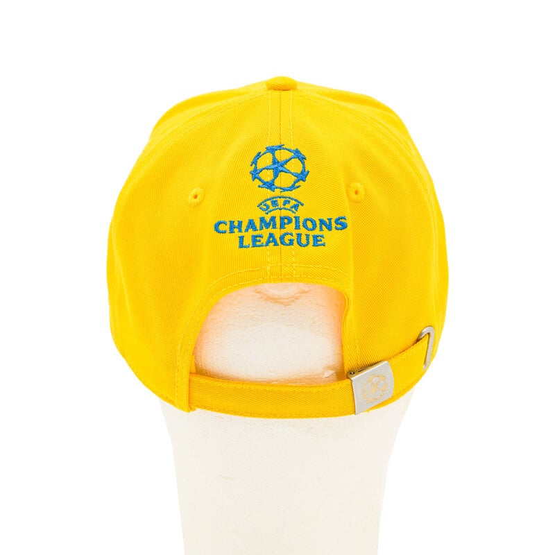 asquette jaune avec broderie Ligue des Champions Topfanz asquette jaune avec broderie Ligue des Champions