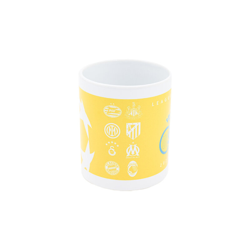 Topfanz Tasse gelbe komplette Spielplan RUSG - Champions League