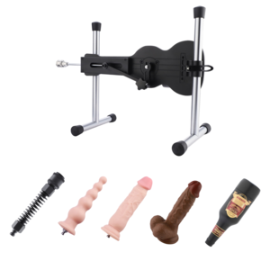 Paquete Mahalo de máquina sexual de ukelele Auxfun con muchos extras y control remoto