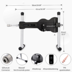 Auxfun® Auxfun Ukelele Seksmachine pakket Mahalo met vele Extra's en Afstandsbediening