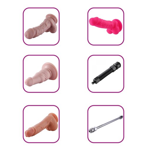 Paquete Alessandro Pro 1 Premium Smart APP Máquina sexual con muchos extras