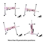 Pro 1 Premium Sex Machine 2.0 Smart App con consolador y mando a distancia Rosa