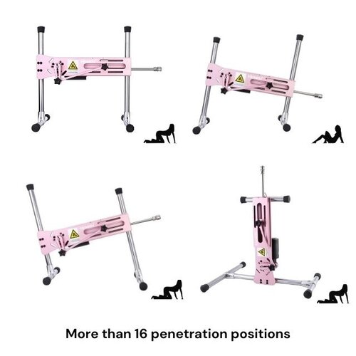 Pro 1 Premium Sex Machine 2.0 Smart App avec gode et télécommande Rose
