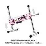 Pro 1 Premium Sex Machine 2.0 Smart App con consolador y mando a distancia Rosa
