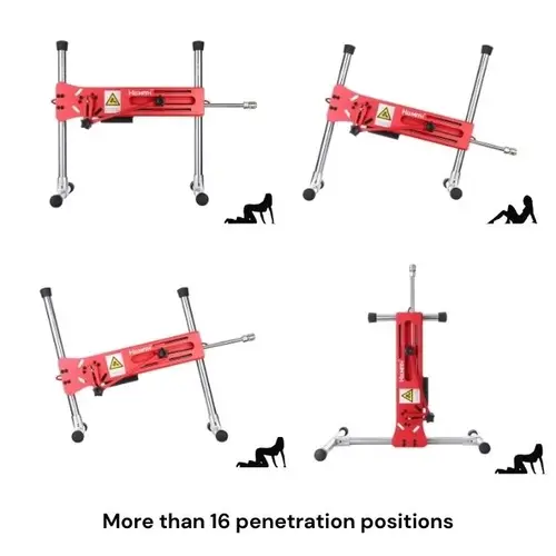 Pro 1 Premium Smart APP Sex Machine Bundle Red Passion
