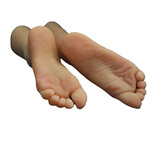 Mannequin marionnette de pied Fétichisme du pied gauche