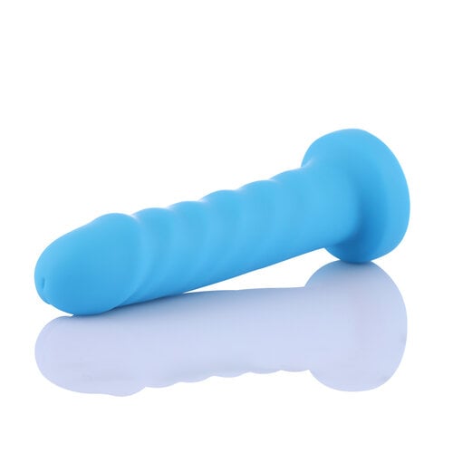 Dildo anale KlicLok 17 CM Blu