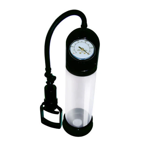 Spicy Kink® Penis Pump with Pressure Gauge Extension For Man