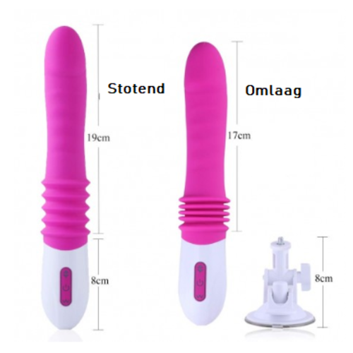 Hismith® Hismith Vibrator - Bumping Vibrator with Suction Cup - G-spot Vibrator - Use in the shower or in the kitchen!