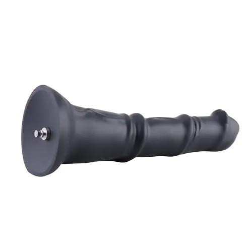 Anal Fantasy Consolador Negro Accesorio 29 cm KlicLok y Ventosa