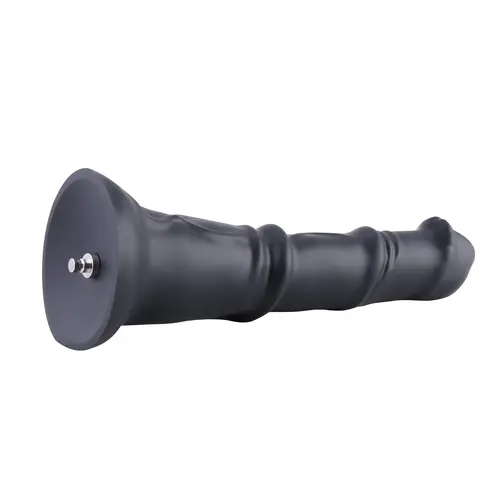 Hismith® Anal Fantasy Dildo Black Attachment 29 cm KlicLok and Suction Cup