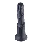 Dildo anale fantasy nero con attacco 29 cm KlicLok e ventosa