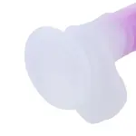 Hismith® Gode en silicone à ventouse rose fluo