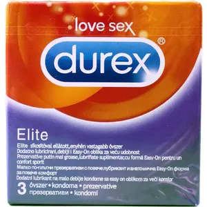 Durex Durex Elite Condom 9-pack Ultrathin avec lubrifiant supplémentaire