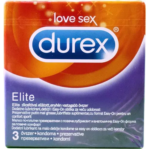 Durex Durex Elite Kondom 9er-Pack Ultrathin mit extra Gleitmittel