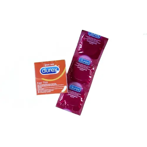 Durex Paquete de 9 condones Durex Feel Thin para esa sensación de piel con piel