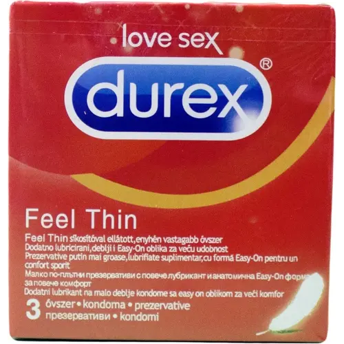 Durex Durex Feel Thin Kondom 9er-Pack Für das Haut-zu-Haut-Gefühl