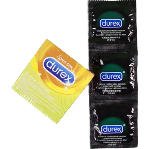 Durex Durex Excita Preservativos acanalados Paquete de 9 Protuberancias y crestas