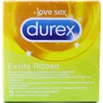 Durex Durex Excita Geripptes Kondom 9er-Pack Rippen und Noppen