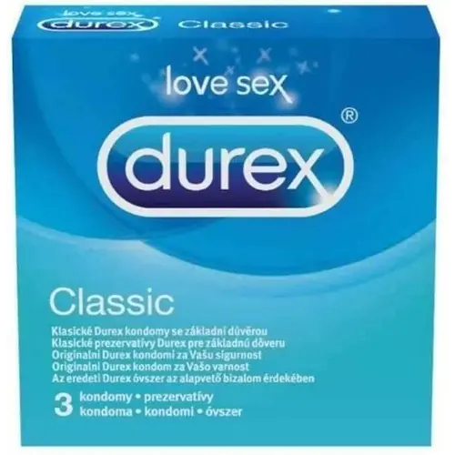 Durex Durex Classic Kondom 9er-Pack Extra feines Gefühl und Komfort