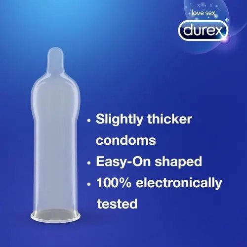 Durex Preservativos Durex Extra Safe paquete de 9 extra gruesos con lubricante