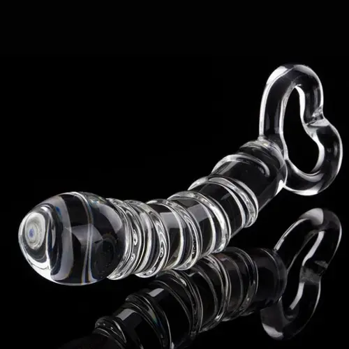 Gode en verre avec poignée 21 cm